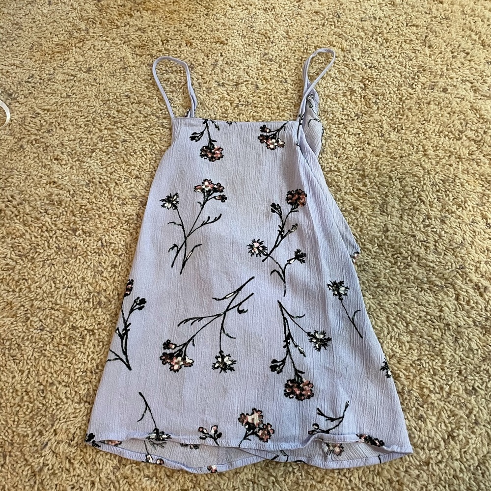 Pastel Purple Open Back Top